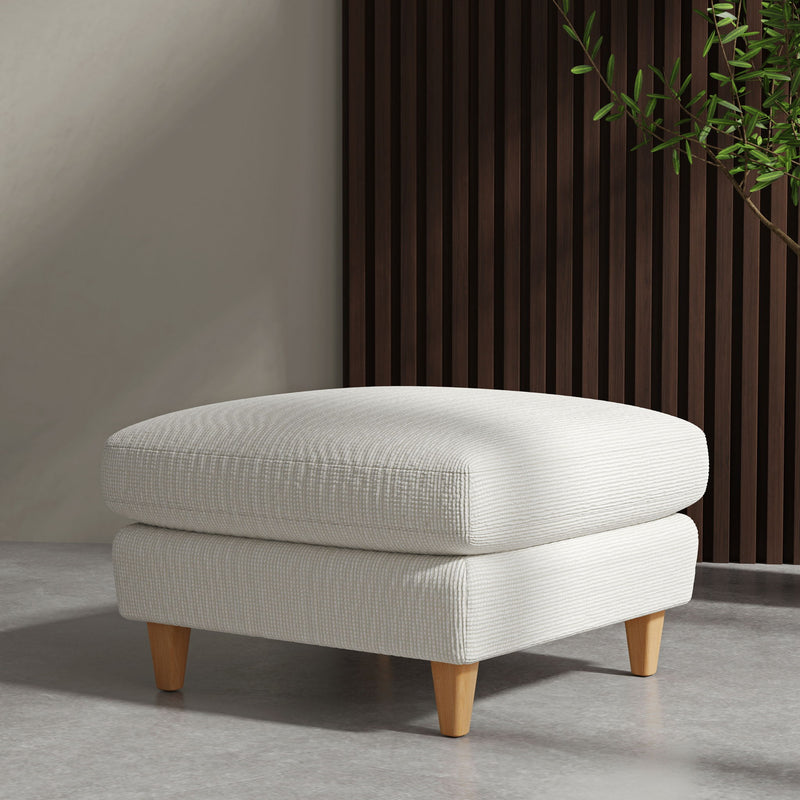 Vogue - Ottoman - Farlo Chalk - JaxCo Furniture