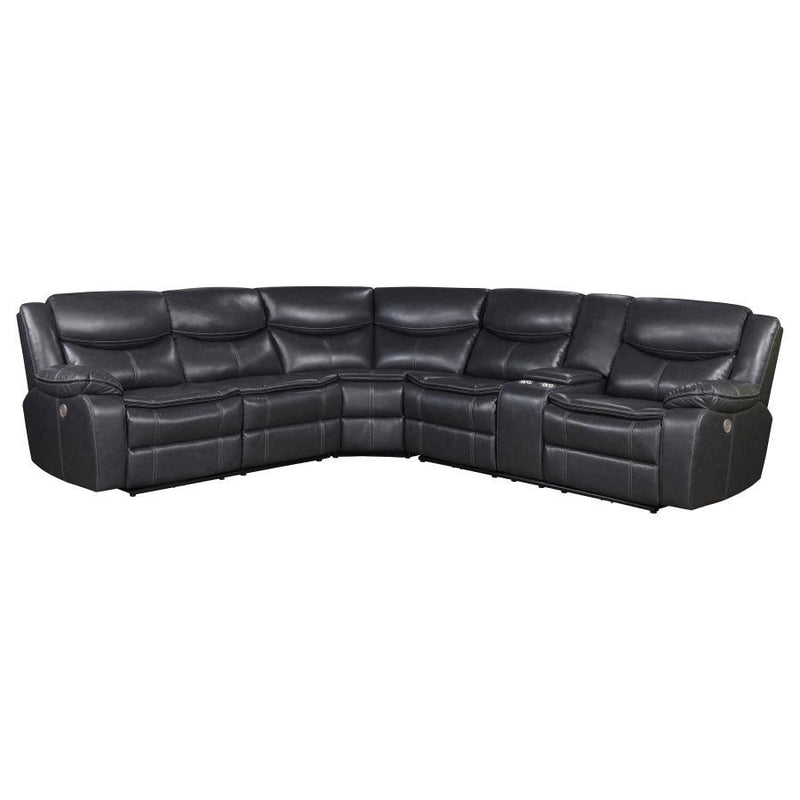 Sycamore - Upholstered Power Reclining Sectional Sofa - JaxCo Furniture