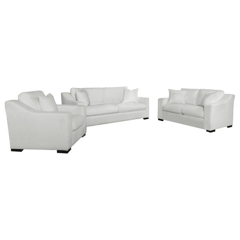 Ashlyn - Upholstered Sloped Arm Sofa Set - JaxCo Furniture