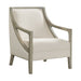 Hopkins - Accent Chair With White Wash Frame - JaxCo Furniture