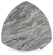 Surmour - Gray / Brown - Triangle End Table - JaxCo Furniture