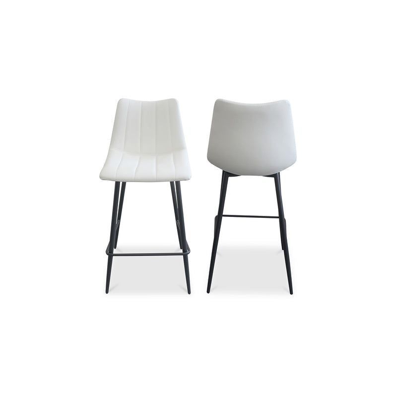 Alibi - Counter Stool (Set of 2) - Ivory - JaxCo Furniture