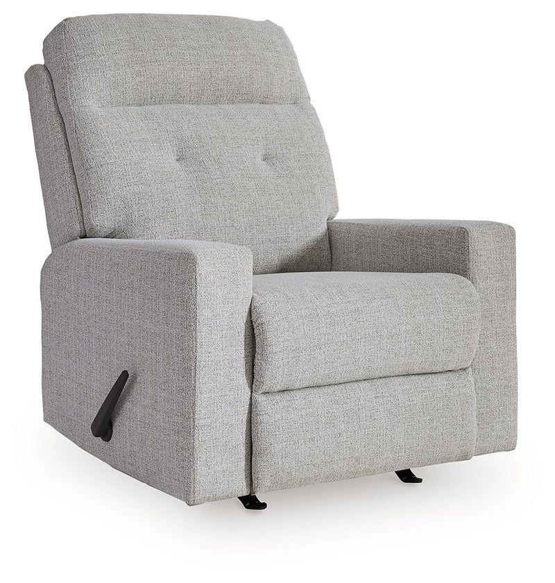 Skillins - Stone - Rocker Recliner - JaxCo Furniture