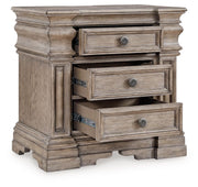 Blairhurst - Light Grayish Brown - Three Drawer Night Stand - JaxCo Furniture