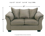 Darcy - Stationary Loveseat - JaxCo Furniture