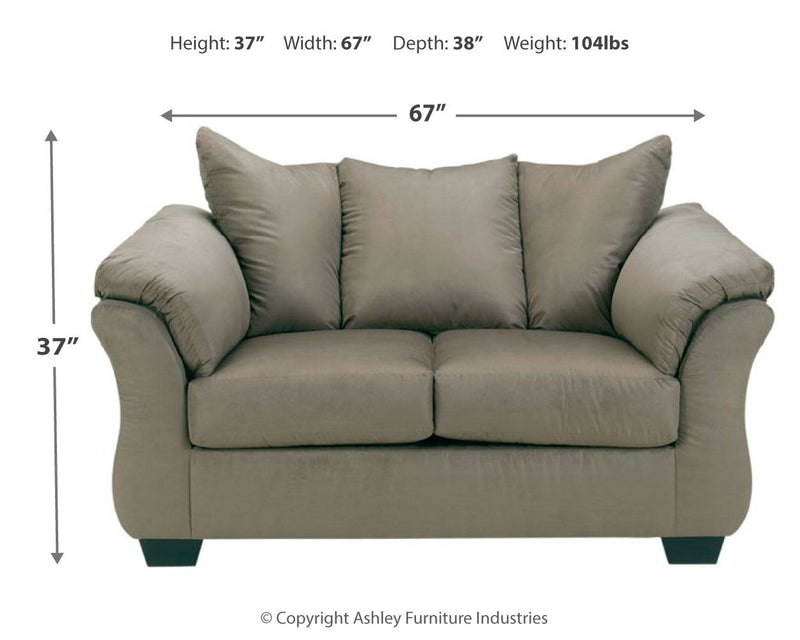 Darcy - Stationary Loveseat - JaxCo Furniture