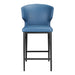 Delaney - Counter Stool - Steel Blue - JaxCo Furniture