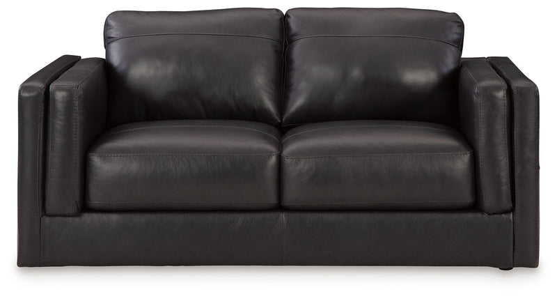 Amiata - Onyx - Loveseat - JaxCo Furniture