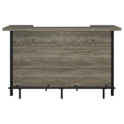 Bellemore - Freestanding Home Bar Wine Cabinet - Gray Driftwood - JaxCo Furniture