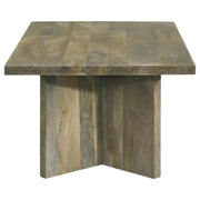 Andando - Rectangular Solid Wood Coffee Table - Mango Brown - JaxCo Furniture