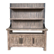 Lodge Dining - Buffet With Bar Hutch - Siltstone - JaxCo Furniture