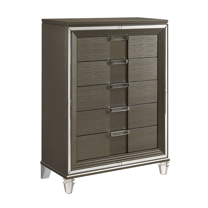 Twenty Nine - 5-Drawer Flip-Top Chest - JaxCo Furniture