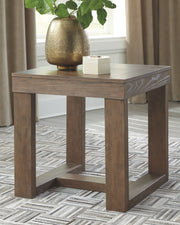 Cariton - Gray - Square End Table - JaxCo Furniture