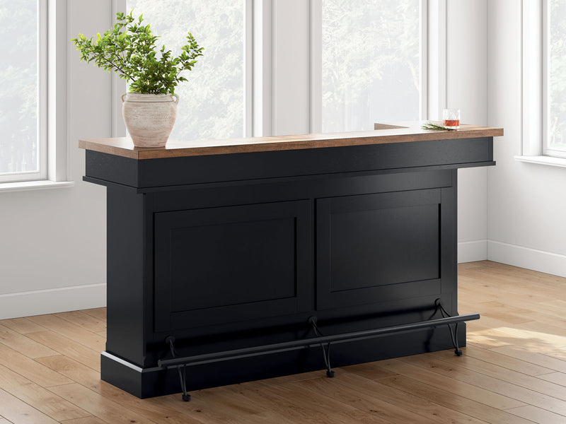 Wildenauer - Brown / Black - Bar - JaxCo Furniture
