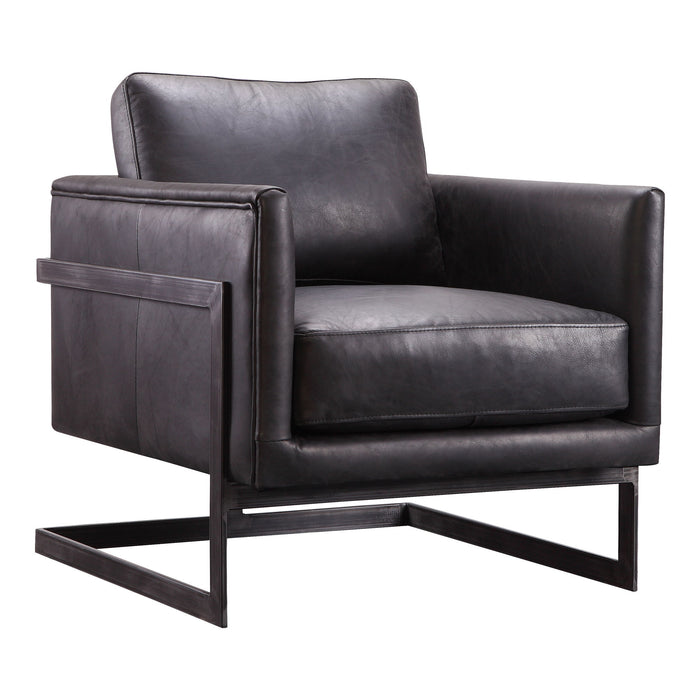 Luxley - Club Chair - Black - JaxCo Furniture