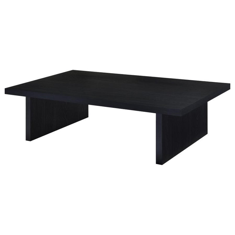 Max - Rectangular Engineered Laminate Coffee Table - Black - JaxCo Furniture