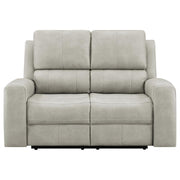 Brickston - Triple Power Reclining Loveseat - JaxCo Furniture
