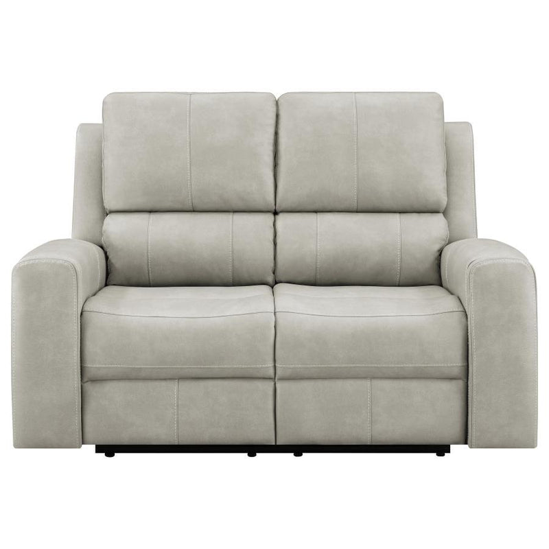 Brickston - Triple Power Reclining Loveseat - JaxCo Furniture