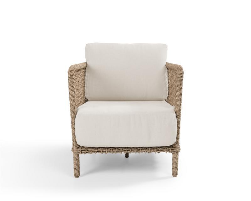 Brisbane - Outdoor Accent Chair - Natural - JaxCo Furniture