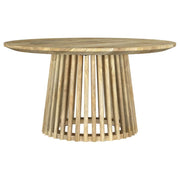 Touhy - Round Solid Wood Table - JaxCo Furniture