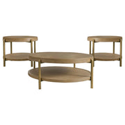 Arini - Round Coffee And End Table Set - JaxCo Furniture
