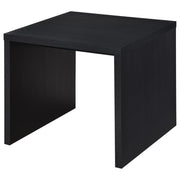 Knapp - Engineered Wood Square Side End Table - Black - JaxCo Furniture