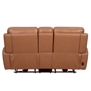 Hancock - Zero Gravity Power Reclining Console Loveseat P3 - JaxCo Furniture