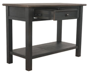 Tyler - Grayish Brown / Black - Sofa Table - JaxCo Furniture