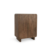 Holmes - Bar Cabinet - Dark Brown - JaxCo Furniture