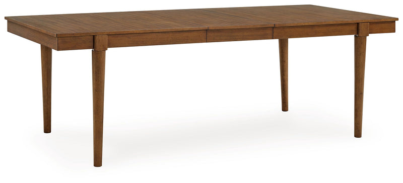 Lyncott - Brown - Rectangular Dining Room Extension Table - JaxCo Furniture
