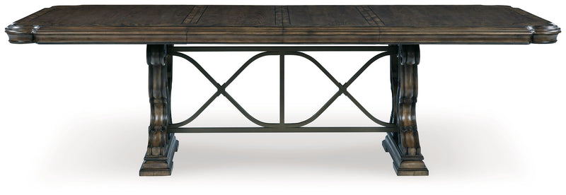 Maylee - Dark Brown - Dining Extension Table - JaxCo Furniture