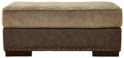 Alesbury - Chocolate - Ottoman - JaxCo Furniture