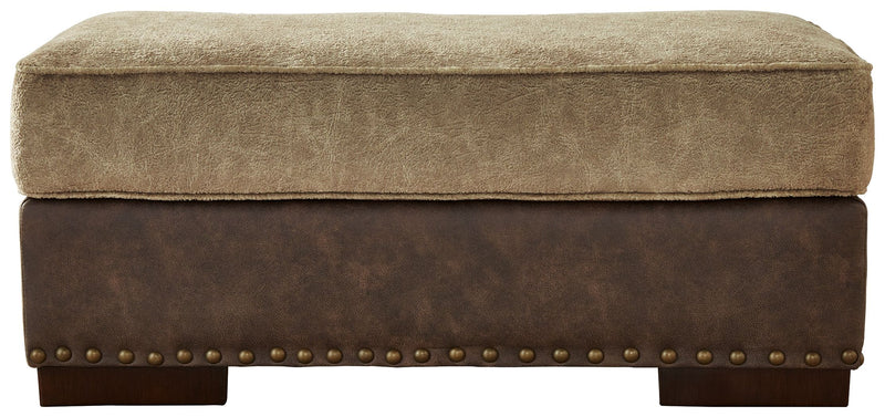 Alesbury - Chocolate - Ottoman - JaxCo Furniture