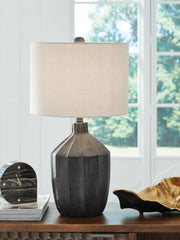 Jilton - Black - Poly Table Lamp - JaxCo Furniture
