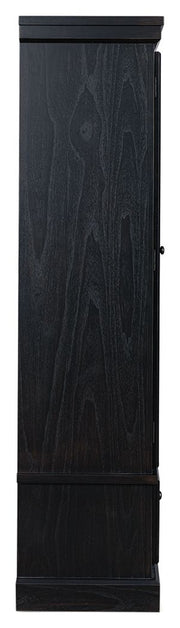 Greddinton - Black / Brown - Curio - JaxCo Furniture