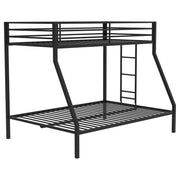 Alevera - Metal Bunk Bed With Ladder - JaxCo Furniture