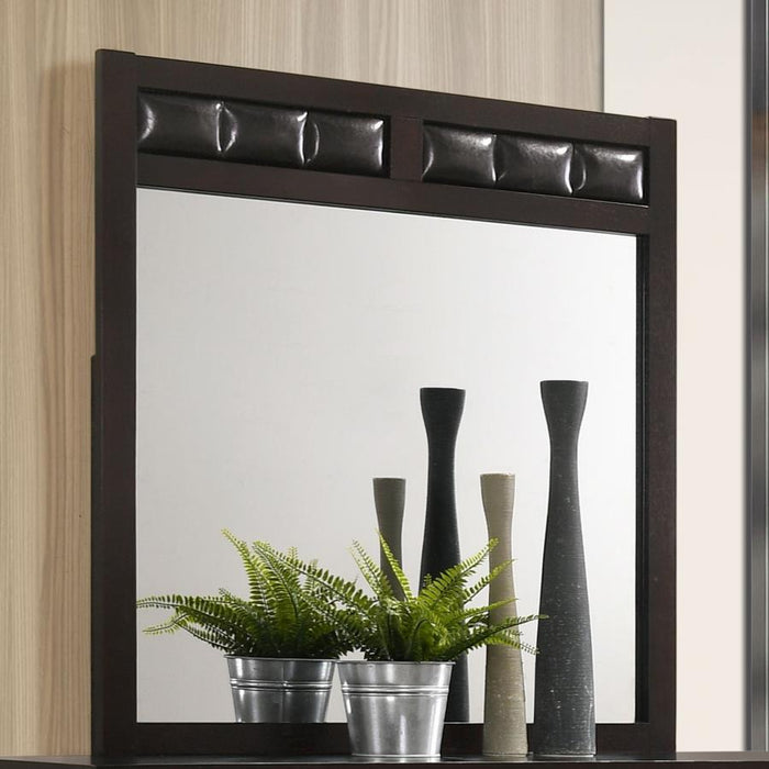 Carlton - Upholstered Rectangular Mirror - JaxCo Furniture