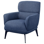 Andrea - Upholstered Crecent Arm Accent Chair - JaxCo Furniture