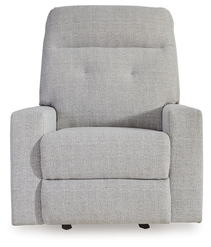 Skillins - Stone - Rocker Recliner - JaxCo Furniture