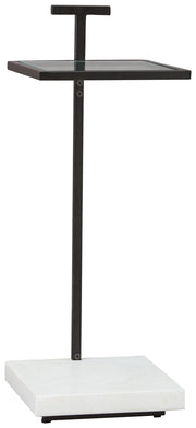 Mannill - Black / White - Accent Table - JaxCo Furniture