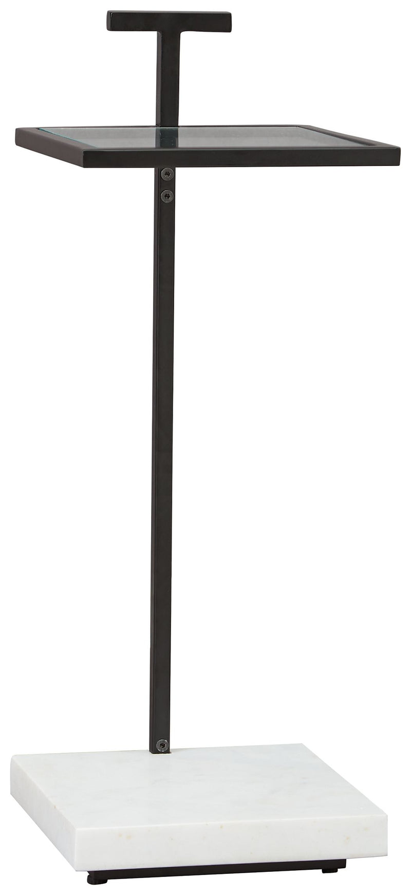 Mannill - Black / White - Accent Table - JaxCo Furniture