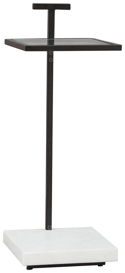 Mannill - Black / White - Accent Table - JaxCo Furniture