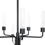 Madeline - Chandelier - Matte Black - JaxCo Furniture