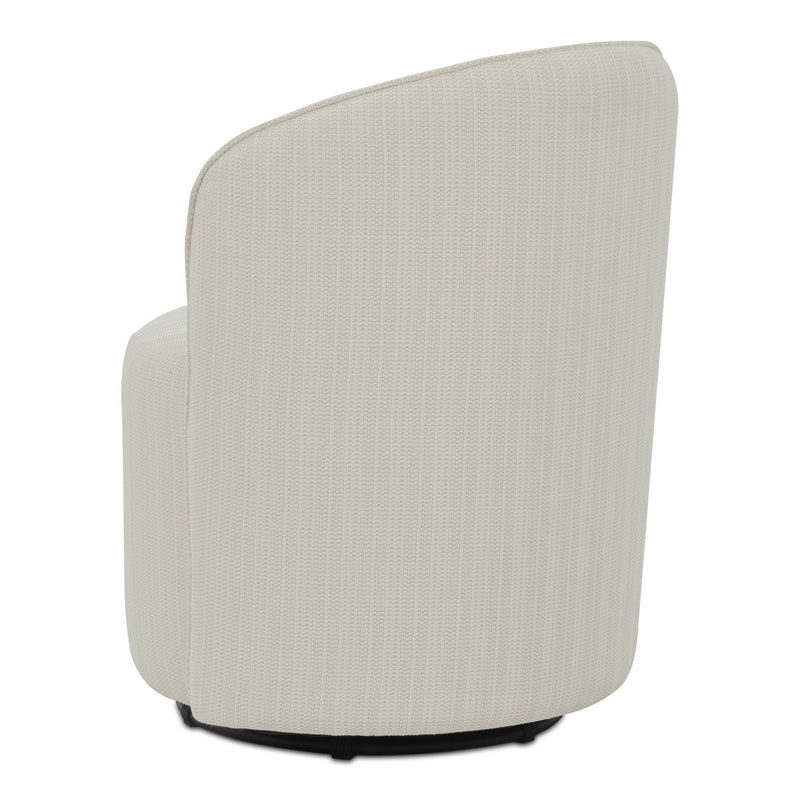 Sylvie - Swivel Chair - White - JaxCo Furniture
