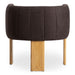 Sofi - Accent Chair - Dark Brown - JaxCo Furniture