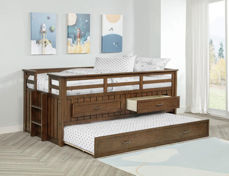 Carlsbad - Wood Captains Bed With Trundle - JaxCo Furniture