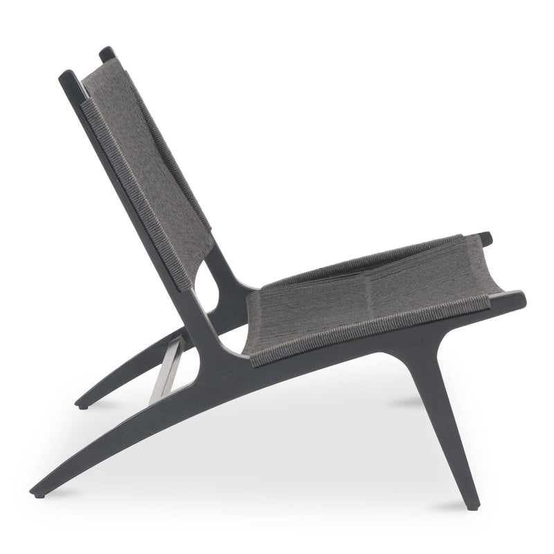 Palma - Outdoor Lounge Chair - Black - JaxCo Furniture