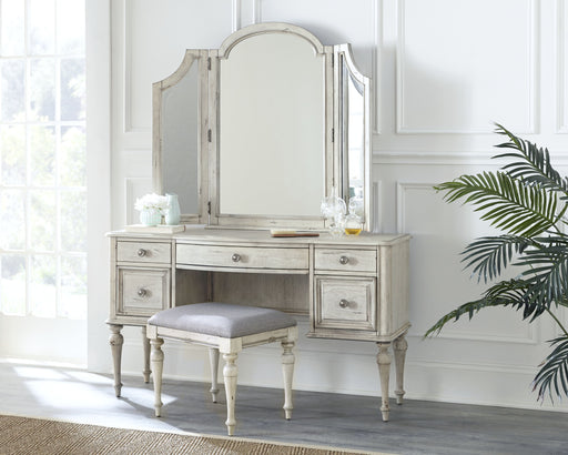 Highland Park - Vanity And Mirror And Bench - JaxCo Furniture