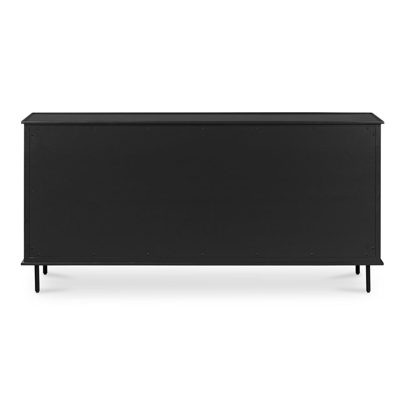 Reagan - 6 Drawer Dresser - Black - JaxCo Furniture