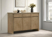 Adina - 2-Door Sideboard Server - Distressed Light Brown - JaxCo Furniture